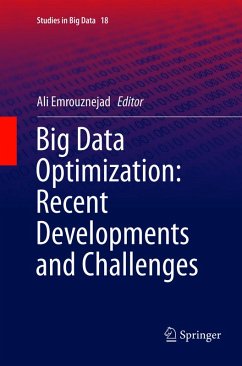 Cover Big Data Optimization: Recent Developments and Challenges