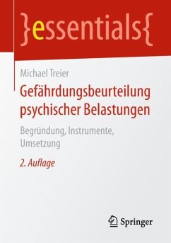 Gefährdungsbeurteilung psychischer Belastungen - Treier, Michael