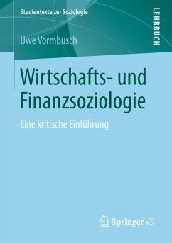 Wirtschafts- und Finanzsoziologie - Vormbusch, Uwe