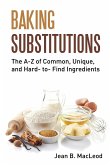BAKING SUBSTITUTIONS
