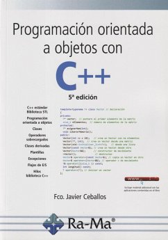 PROGRAMACIÓN ORIENTADA A OBJETOS CON C++. 5ª EDICIÓN.