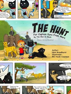 Cover The Hunt For Captain Kuro From Mars By The Men In Black Comic Strip Booklet (Captain Kuro From Mars Comic Strip Booklets English, #7) (eBook, ePUB)