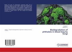 Biodegradation of phthalate in blood bag by fungi