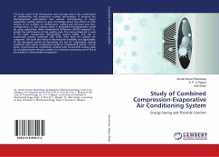 Study of Combined Compression-Evaporative Air Conditioning System