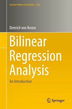 Bilinear Regression Analysis (eBook, PDF) - von Rosen, Dietrich
