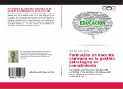 Formación en docente centrada en la gestión estratégica en conocimiento