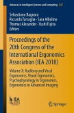Proceedings of the 20th Congress of the International Ergonomics Association (IEA 2018) (eBook, PDF)