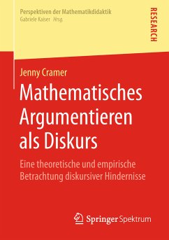 Mathematisches Argumentieren als Diskurs (eBook, PDF) - Cramer, Jenny