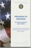 Information for Annuitants: Civil Service Retirement System (Csrs) : Csrs