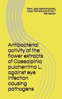 Antibacterial Activity of the Flower Extracts of Caesalpinia Pulcherrima L. Against Eye Infection Causing Pathogens - Mathew, Noby; Rameshan, Athira T.; Vazhacharickal, Prem Jose