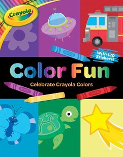 Crayola: Color Fun (a Crayola Coloring Sticker Activity Book for Kids) - Buzzpop