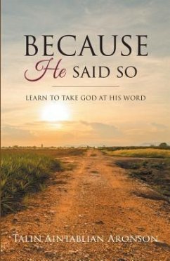 Because He Said So (eBook, ePUB) - Aintablian-Aronson, Talin