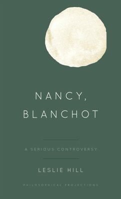 Nancy, Blanchot (eBook, ePUB) Cover Nancy, Blanchot (eBook, ePUB)