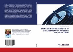 Static and Model Analysis of an Automotive Composite Propeller Shaft