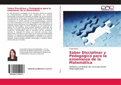 Saber Disciplinar y Pedagógico para la enseñanza de la Matemática - Dávila, Zaida