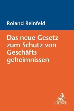 Das neue Gesetz zum Schutz von Geschäftsgeheimnissen - Reinfeld, Roland