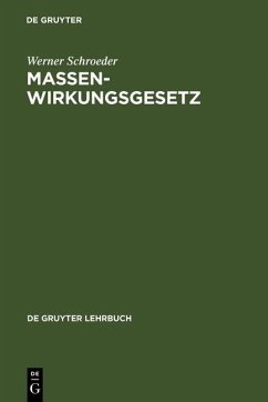 Massenwirkungsgesetz (eBook, PDF) - Schroeder, Werner