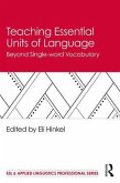 Teaching Essential Units of Language