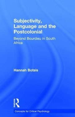 Subjectivity, Language and the Postcolonial - Botsis, Hannah