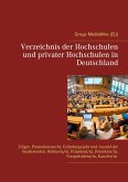 Verzeichnis der Hochschulen und privater Hochschulen in Deutschland (eBook, ePUB)