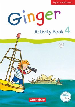 Ginger - Early Start Edition 4. Schuljahr - Activity Book mit Audio-CD, Minibildkarten und Faltbox - Kraaz, Ulrike;Hollbrügge, Birgit;Simon, Christel