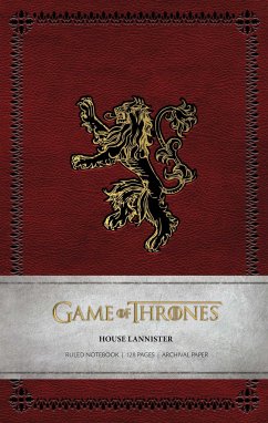 Game of Thrones: House Lannister Ruled Notebook - Insight Editions