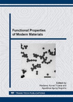 Cover Functional Properties of Modern Materials (eBook, PDF)