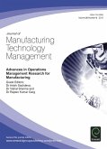 Advances in Operations Management Research for Manufacturing (eBook, PDF)