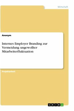 Internes Employer Branding zur Vermeidung ungewollter Mitarbeiterfluktuation - Anonym