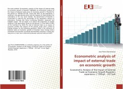 Econometric analysis of impact of external trade on economic growth - Manishimwe, Jean Pierre