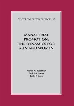 Managerial Promotion: The Dynamics for Men and Women