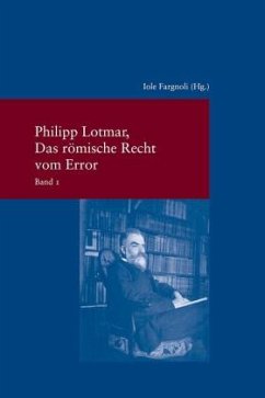 Das römische Recht vom Error - Lotmar, Philipp