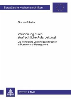 Versoehnung durch strafrechtliche Aufarbeitung? (eBook, PDF) - Schuller, Simone