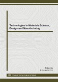 Technologies in Materials Science, Design and Manufacturing (eBook, PDF)