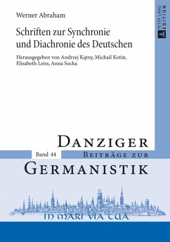 Schriften zur Synchronie und Diachronie des Deutschen (eBook, PDF) - Katny, Andrzej