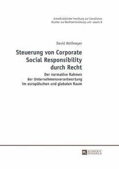 Steuerung von Corporate Social Responsibility durch Recht (eBook, PDF) - Wolfmeyer, David