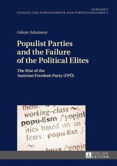 Populist Parties and the Failure of the Political Elites (eBook, PDF) - Adamson, Goran