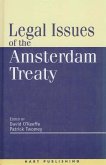 Legal Issues of the Amsterdam Treaty (eBook, PDF)