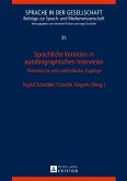 Sprachliche Variation in autobiographischen Interviews (eBook, PDF)