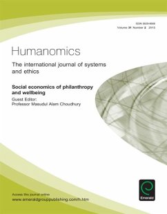 Cover Social Economics of Philanthropy and Wellbeing (eBook, PDF)