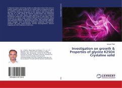 Investigation on growth & Properties of glycine K2SO4 Crystaline solid