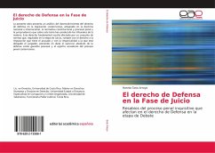 El derecho de Defensa en la Fase de Juicio - Soto Arroyo, Hannia