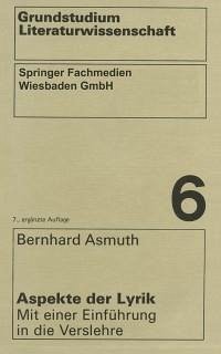 Aspekte der Lyrik (eBook, PDF) - Asmuth, Bernhard