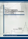 Materials Engineering and Technologies for Production and Processing (eBook, PDF)