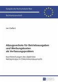 Abzugsverbote fuer Betriebsausgaben und Werbungskosten als Verfassungsproblem (eBook, PDF)