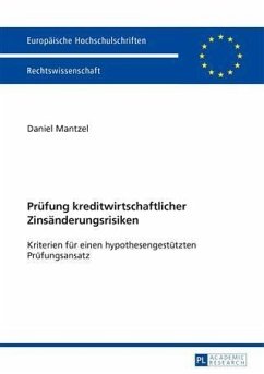 Pruefung kreditwirtschaftlicher Zinsaenderungsrisiken (eBook, PDF) - Mantzel, Daniel