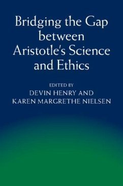 Bridging the Gap between Aristotle's Science and Ethics (eBook, PDF)