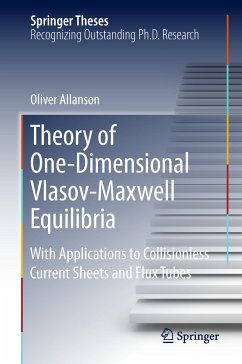 Theory of One-Dimensional Vlasov-Maxwell Equilibria (eBook, PDF) - Allanson, Oliver