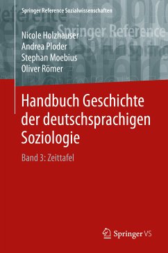 Handbuch Geschichte der deutschsprachigen Soziologie (eBook, PDF) - Holzhauser, Nicole; Ploder, Andrea; Moebius, Stephan; Römer, Oliver