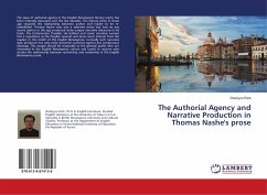 The Authorial Agency and Narrative Production in Thomas Nashe's prose